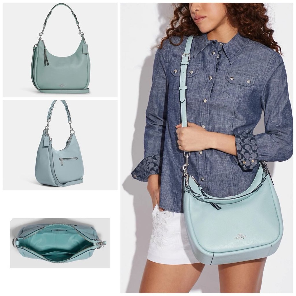 Coach Jules Hobo (Light Teal / Silver)